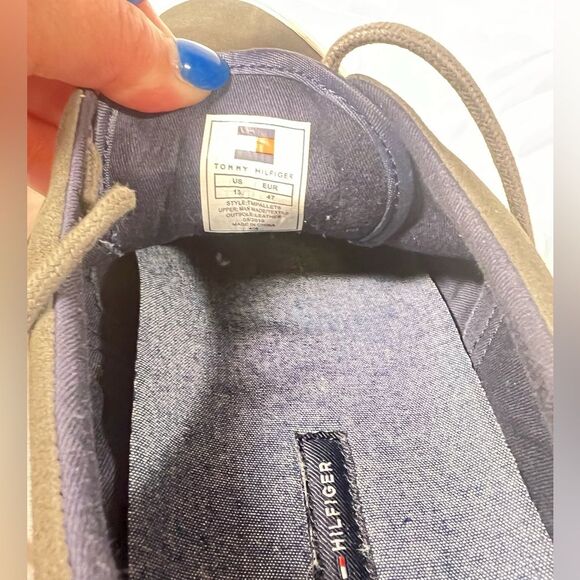 Tommy Hilfiger style TMPallets size 13 grey leather - Picture 9 of 10
